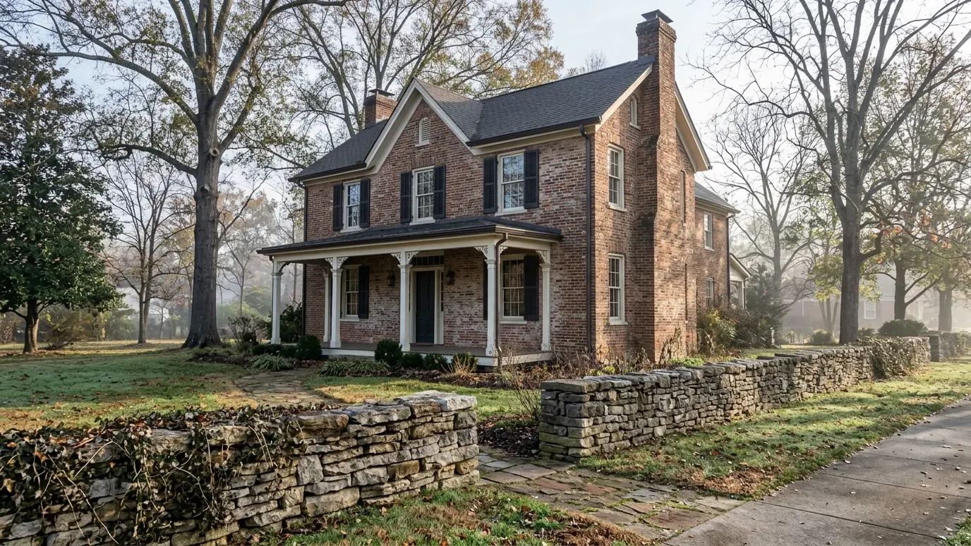 Brick and stone homes and masonry in Franklin, Tennessee