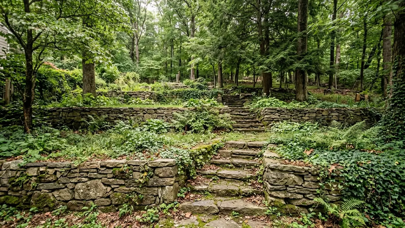 Masonry for Sloped and Hillside Lots explained for Nashville and Middle Tennessee