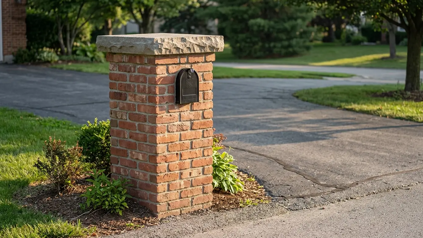 Brick Mailbox Installation in Nashville and Middle Tennessee