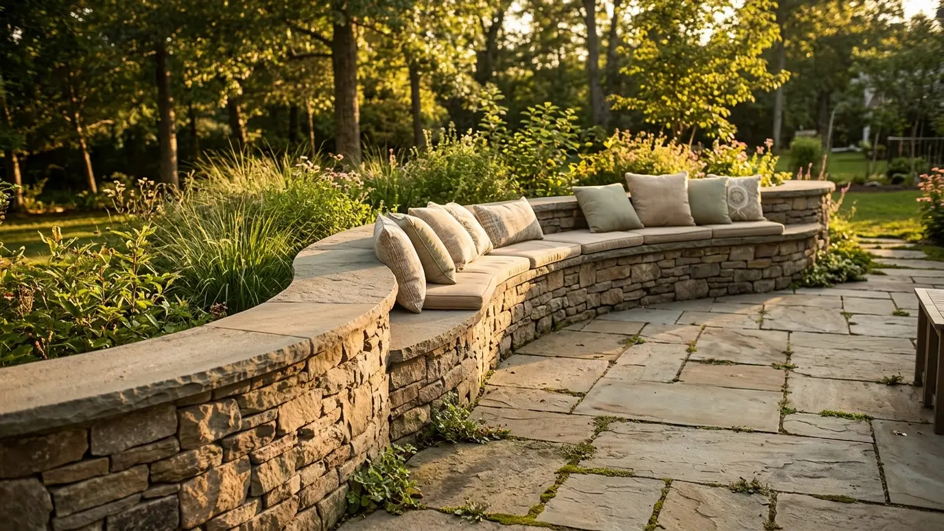 Seat Walls and Garden Walls in Nashville and Middle Tennessee